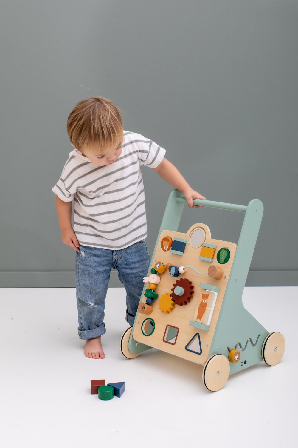 Lauflern- und Spielwagen aus Holz "Animals" I Trixie