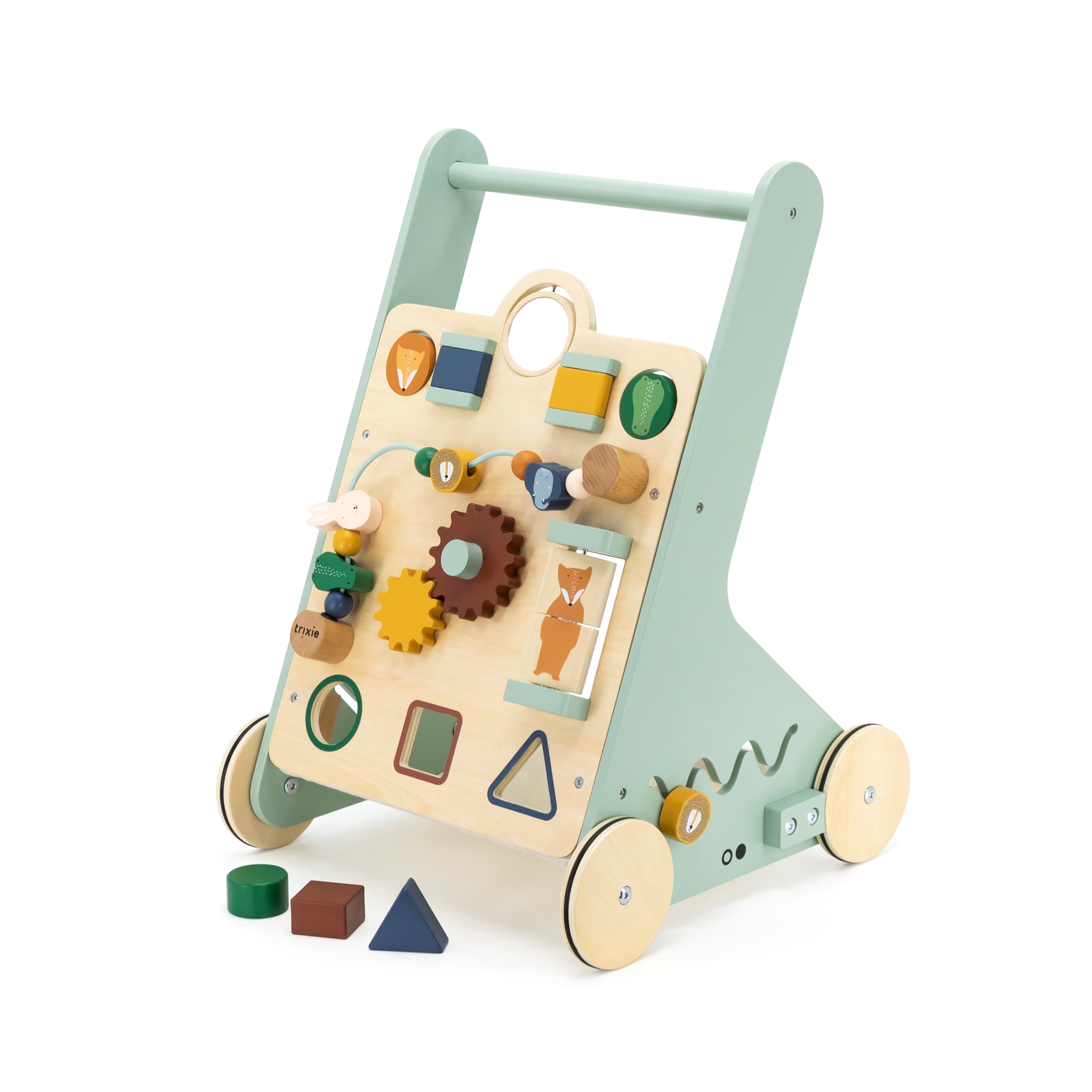 Lauflern- und Spielwagen aus Holz "Animals" I Trixie