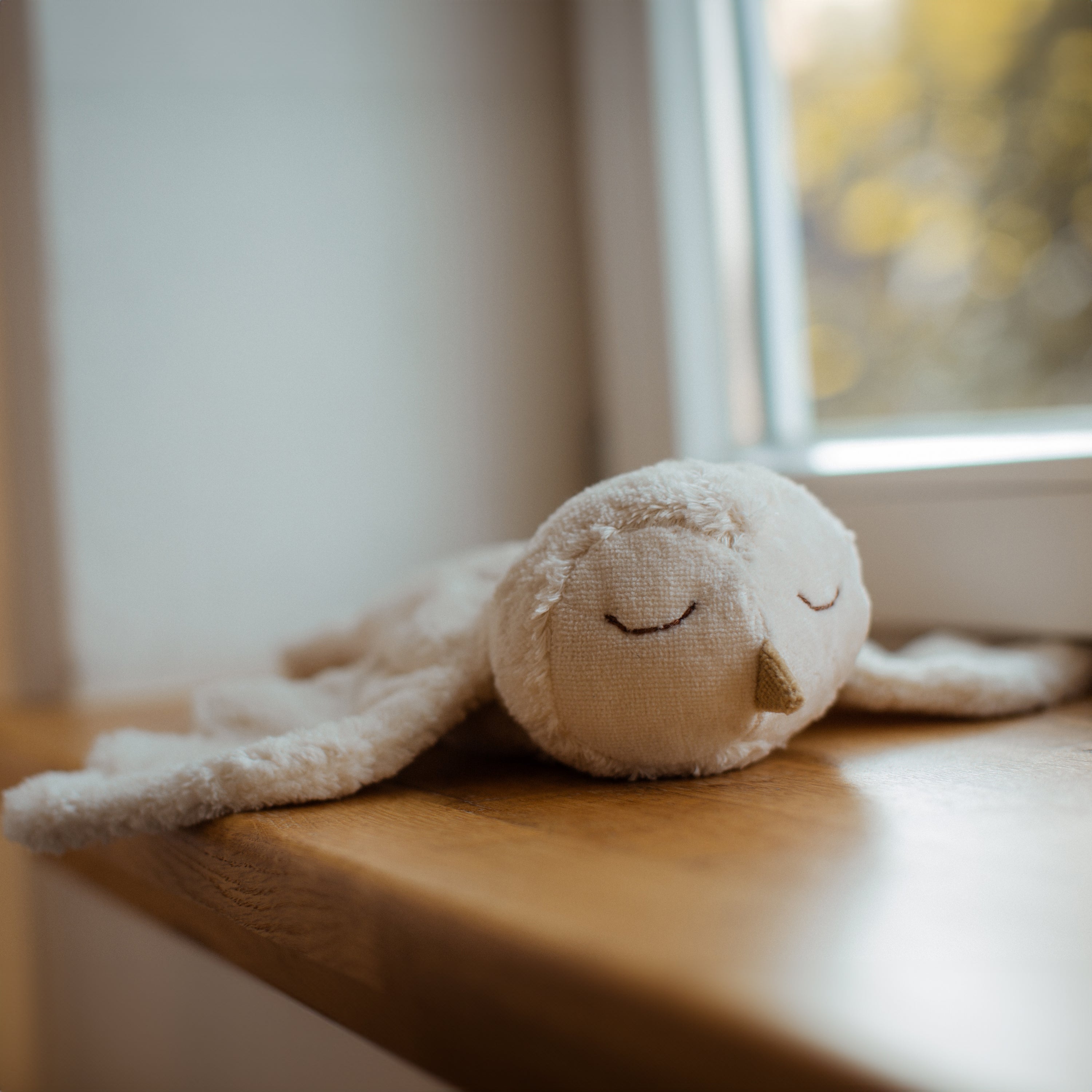 Kuscheltier und Wärmekissen kleine Schneeule I Senger Naturwelt