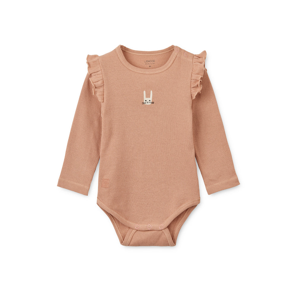 Babybody mit Namen "Yanni - Bunny/Sandy Pale Tuscany" I Liewood