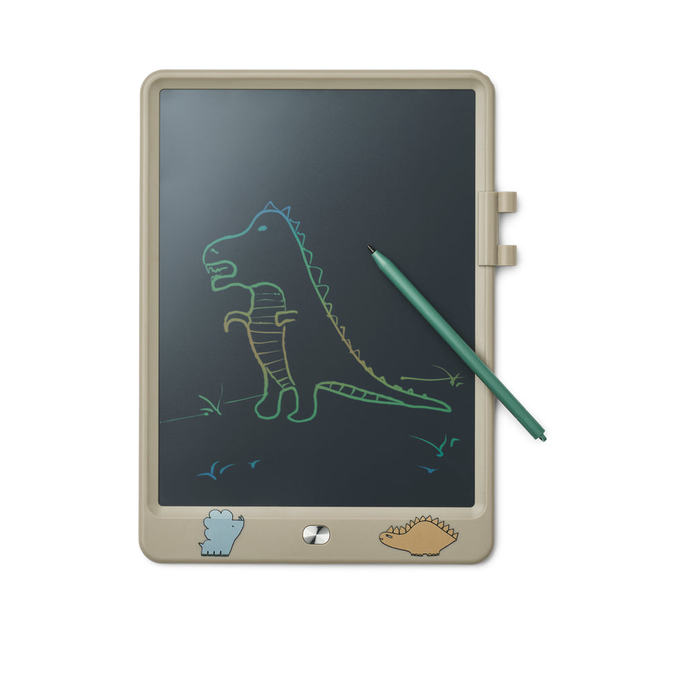 Magisches LCD-Zeichenpad "Zora" verschiedene Muster "Peach/Sea Shell","Dinosaurs/Mist" I Liewood